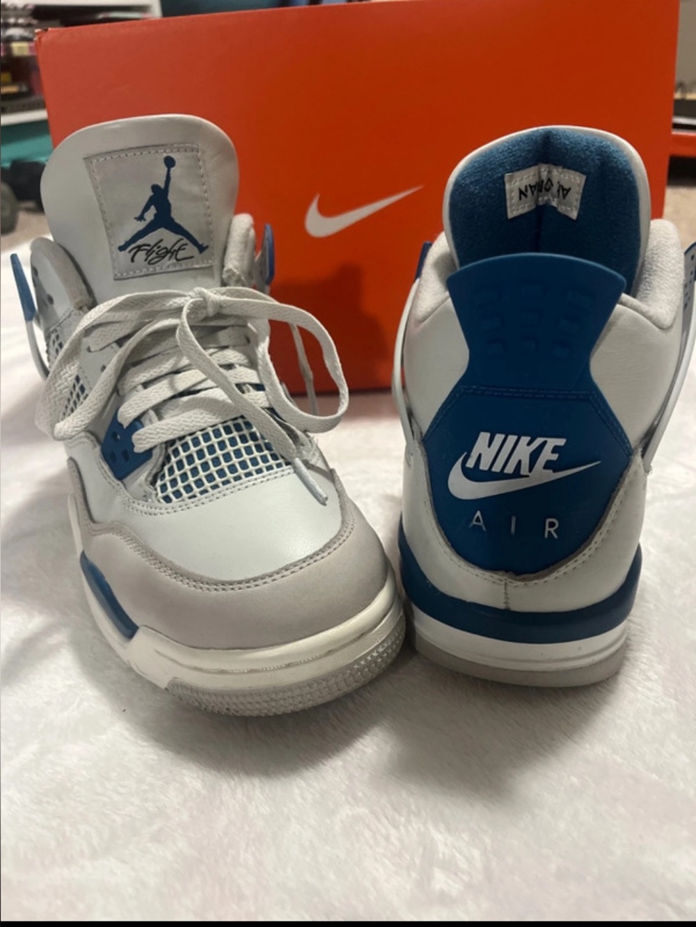 Air Jordan 4 Retro Military Blue 2024 GS Size 6.5Y / Women’s 8 – HF4281-141